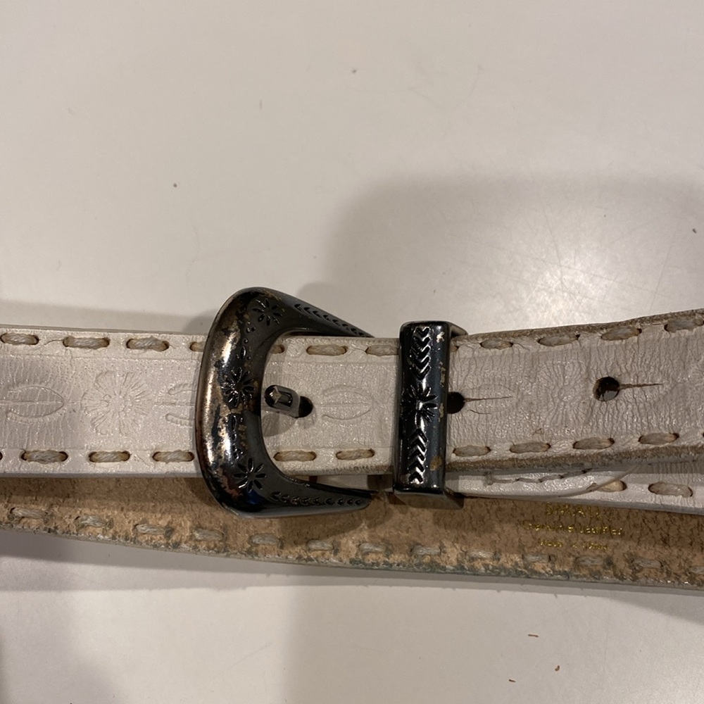 Vtg 90s leather‎ belt